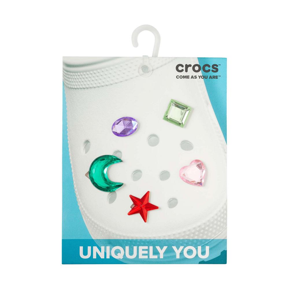 Clips Jibbitz Crocs Elevated Gem 5 Pack Homme Multicolore | France 0968YXFU